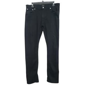 Citizens of Humanity Bowery Slim Leg Black Jeans 34x33 GUC